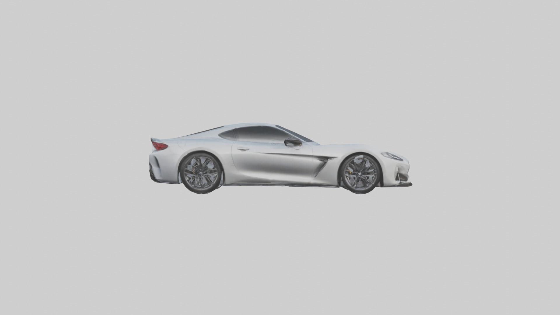 Highperformance Sports Coupe model Low-poly 3D model_13