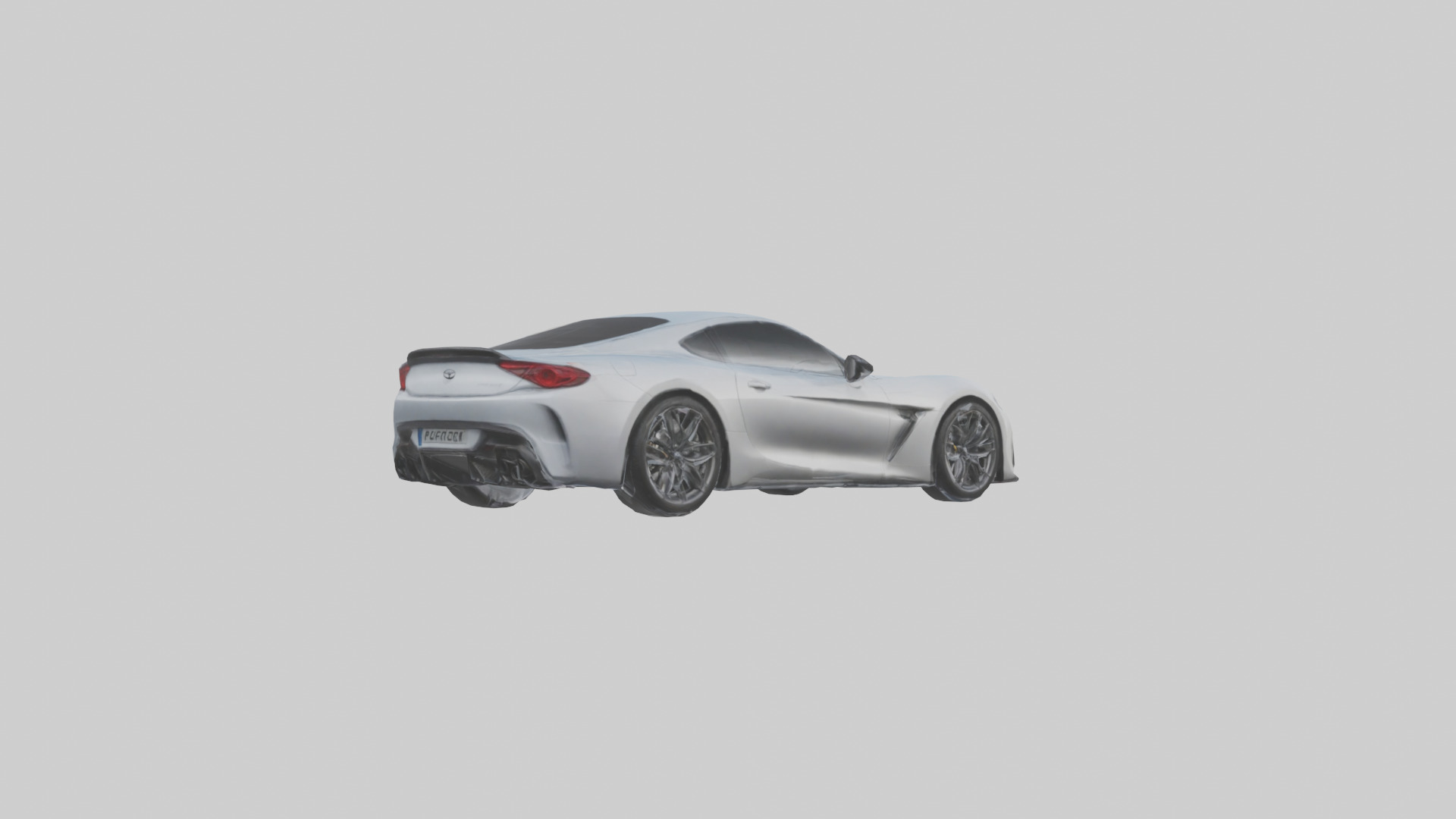 Highperformance Sports Coupe model Low-poly 3D model_2