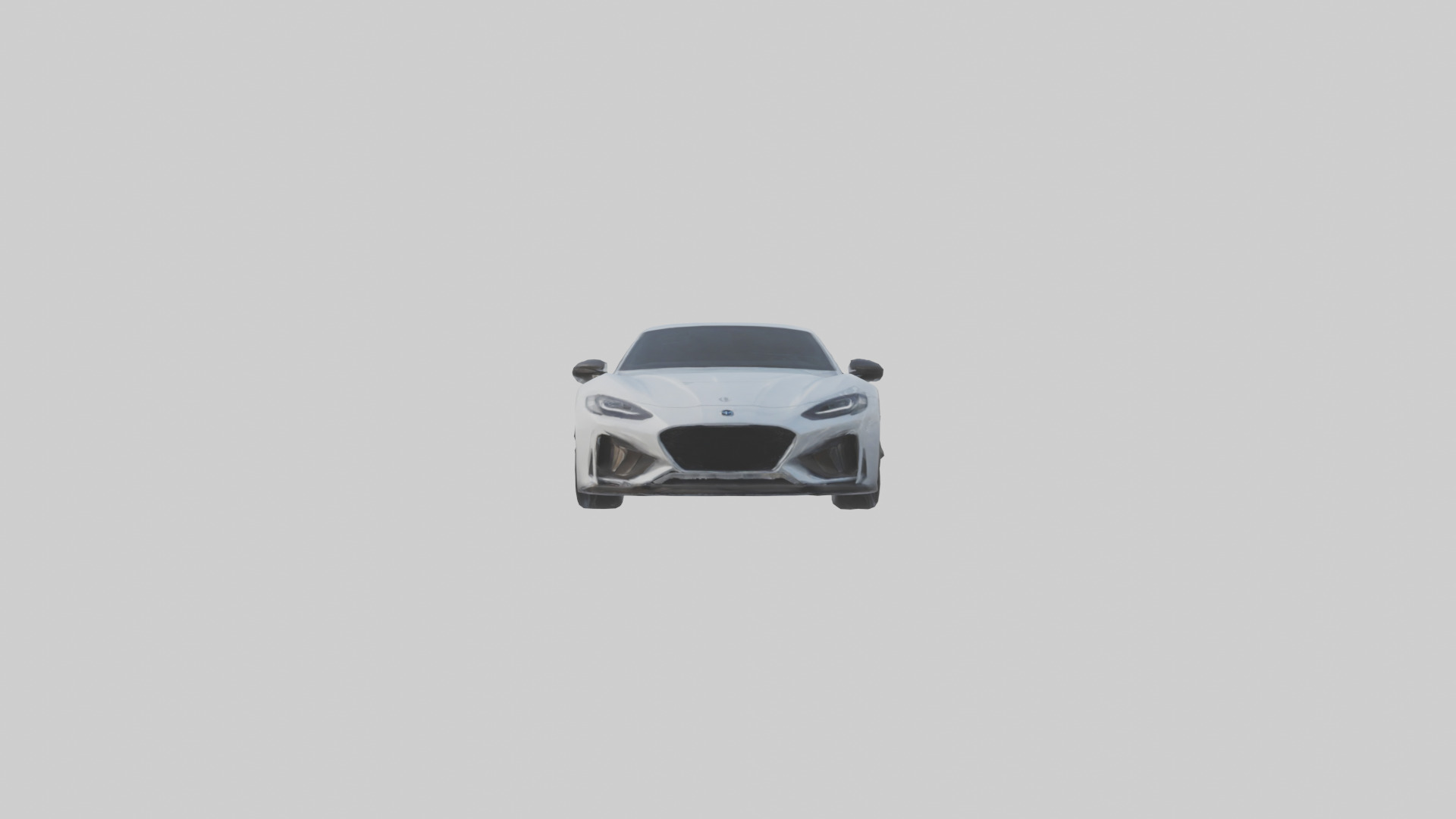 Highperformance Sports Coupe model Low-poly 3D model_9