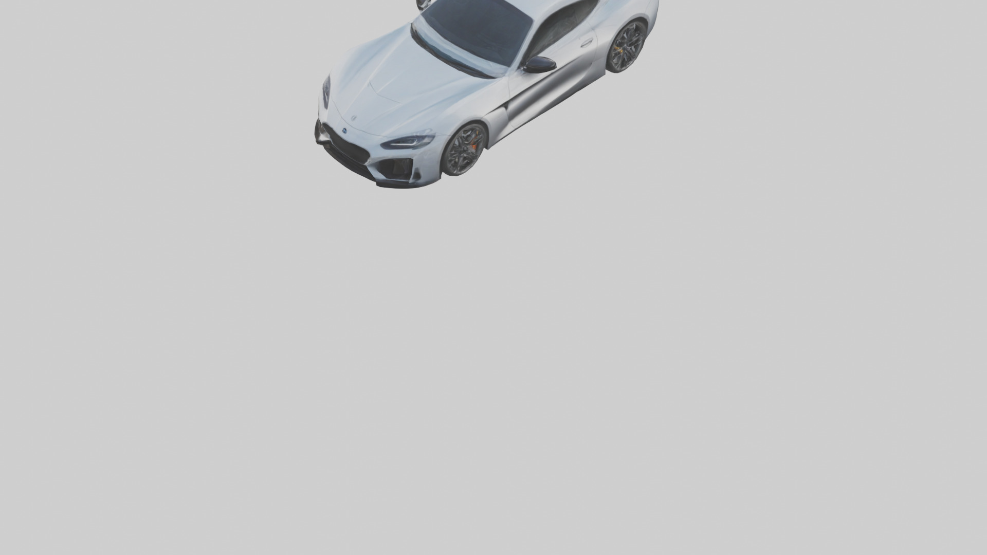 Highperformance Sports Coupe model Low-poly 3D model_5