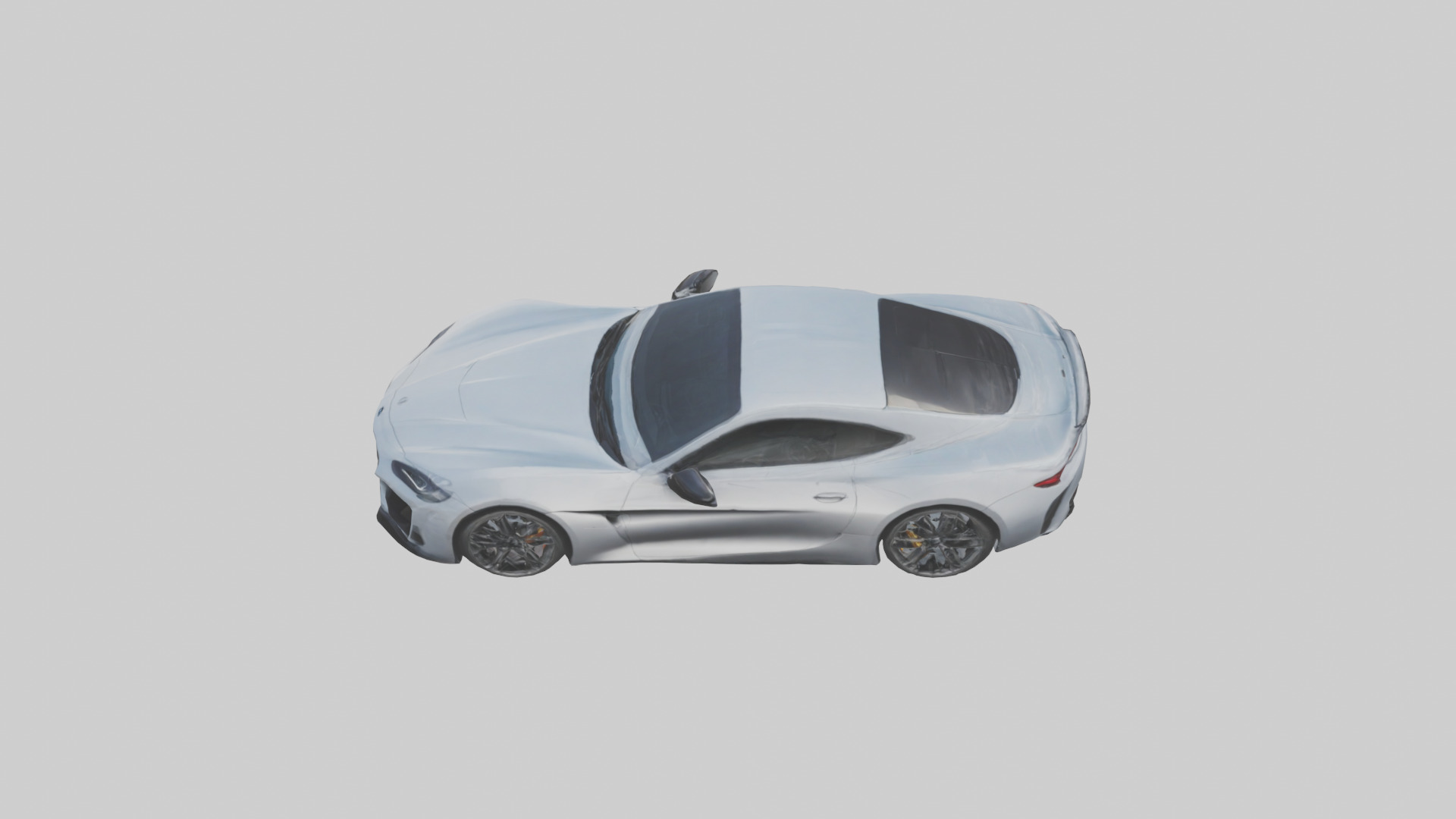 Highperformance Sports Coupe model Low-poly 3D model_17