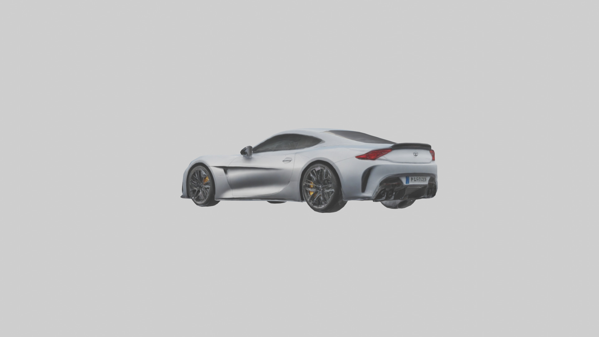 Highperformance Sports Coupe model Low-poly 3D model_1