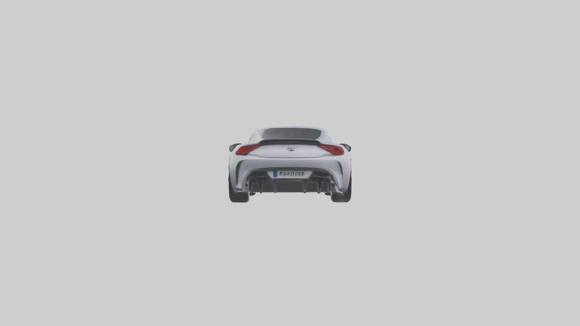 Highperformance Sports Coupe model Low-poly 3D model_0