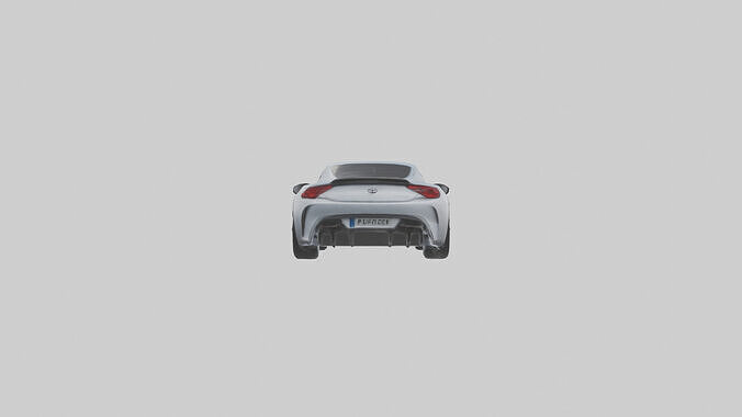 Highperformance Sports Coupe model Low-poly 3D model
