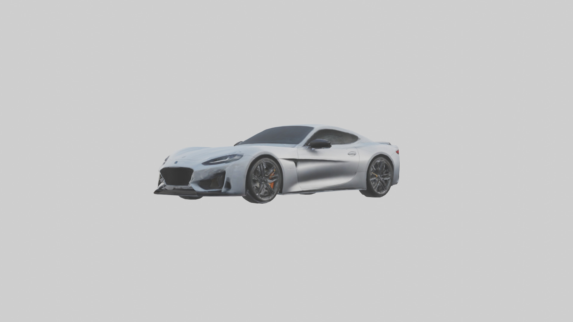 Highperformance Sports Coupe model Low-poly 3D model_10