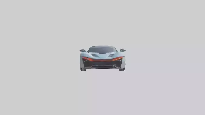 Hightech Electric Sports Car model