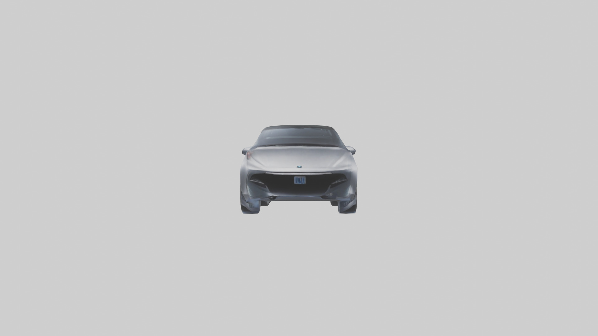 Hightech Hybrid Sedan model Low-poly 3D model_9