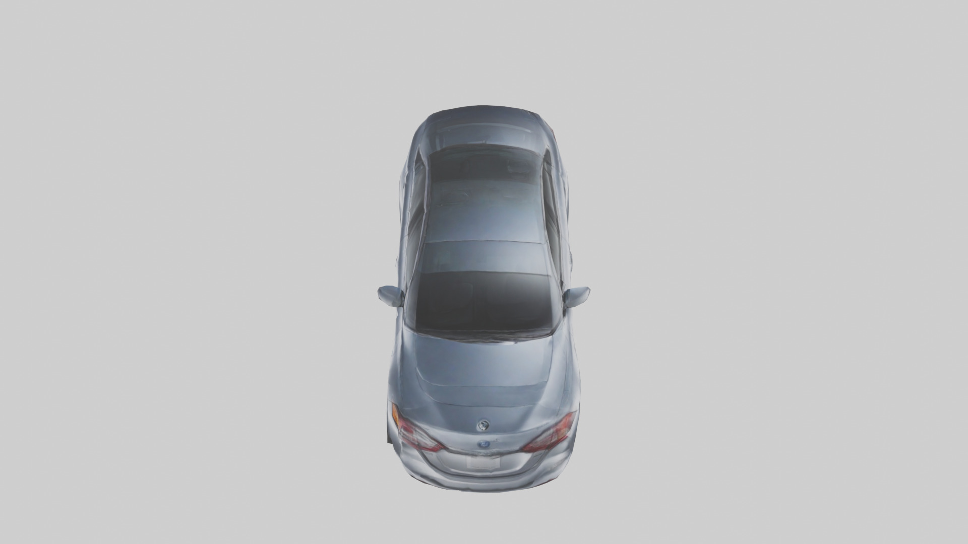 Hightech Hybrid Sedan model Low-poly 3D model_15