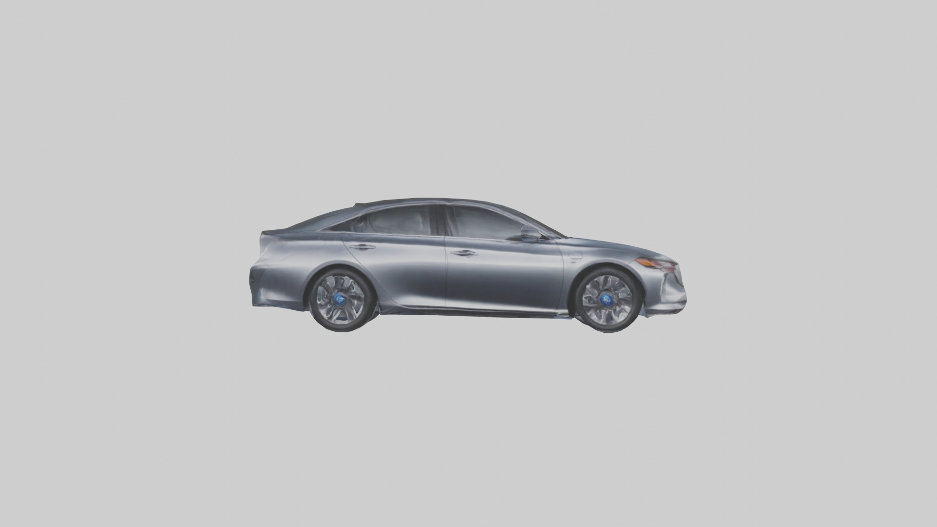 Hightech Hybrid Sedan model Low-poly 3D model_12