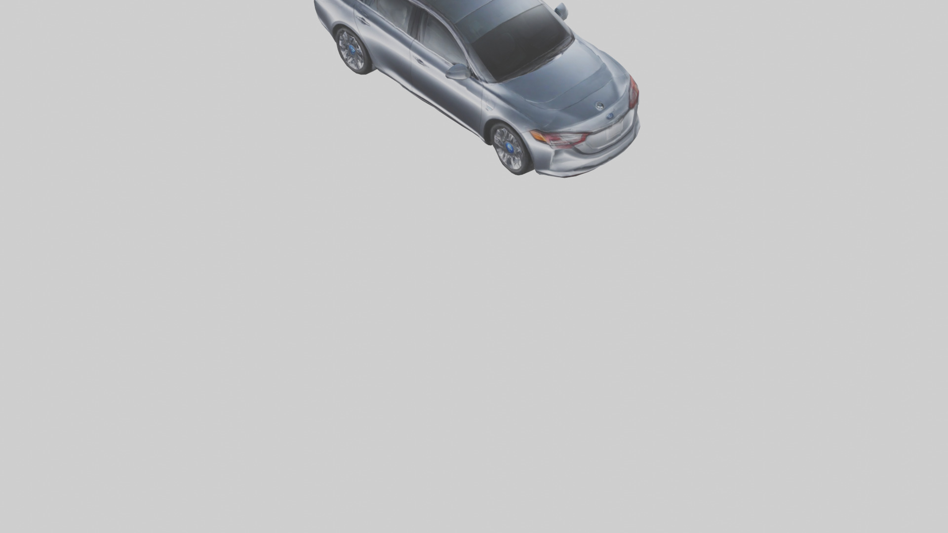 Hightech Hybrid Sedan model Low-poly 3D model_3