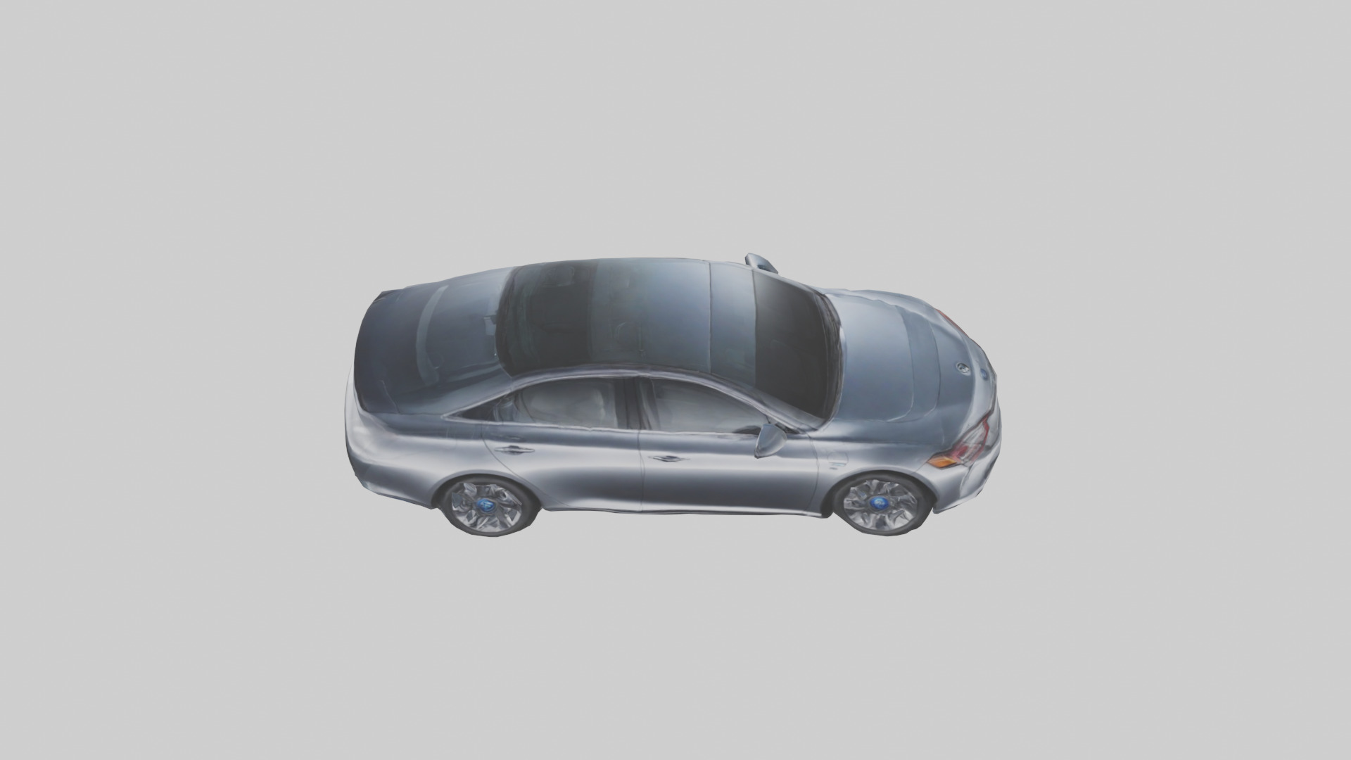 Hightech Hybrid Sedan model Low-poly 3D model_17