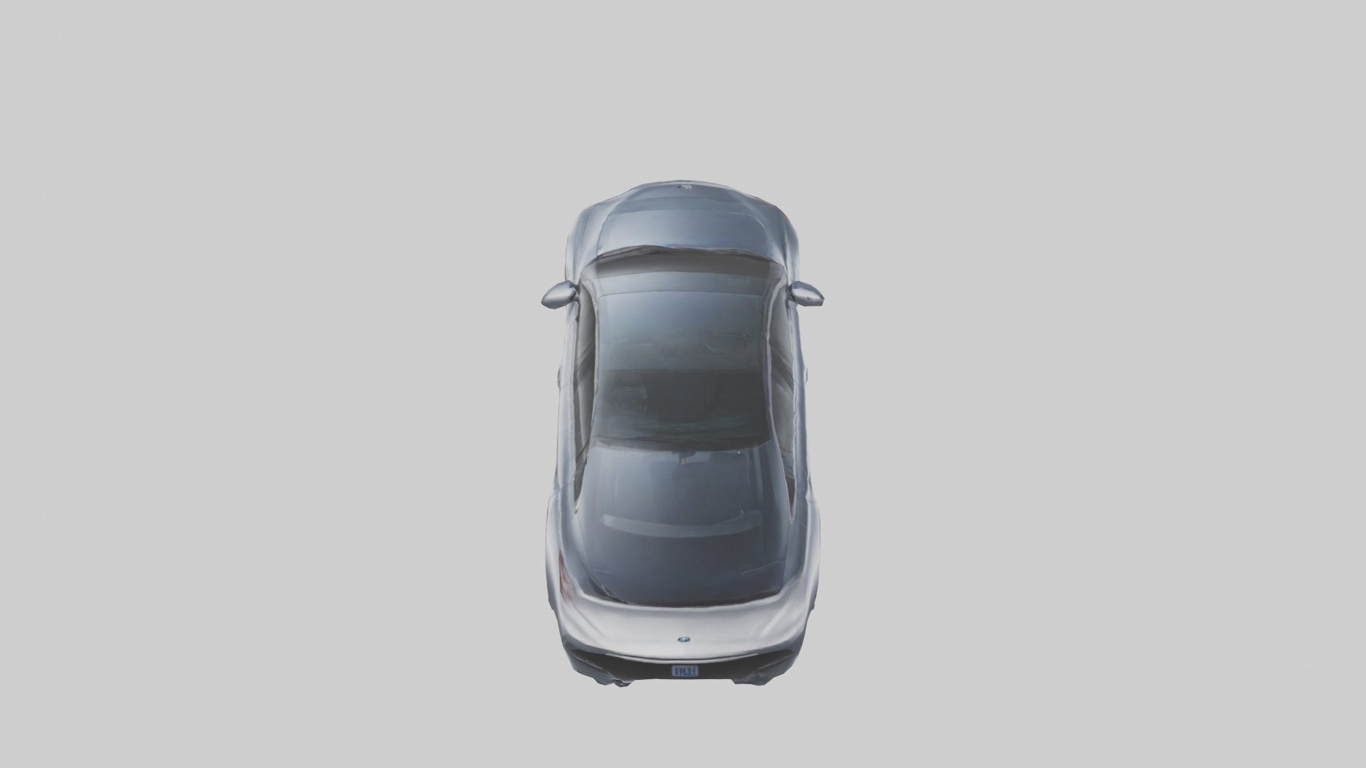 Hightech Hybrid Sedan model Low-poly 3D model_16