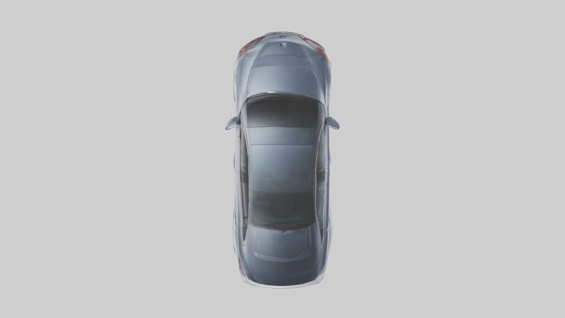 Hightech Hybrid Sedan model Low-poly 3D model_14