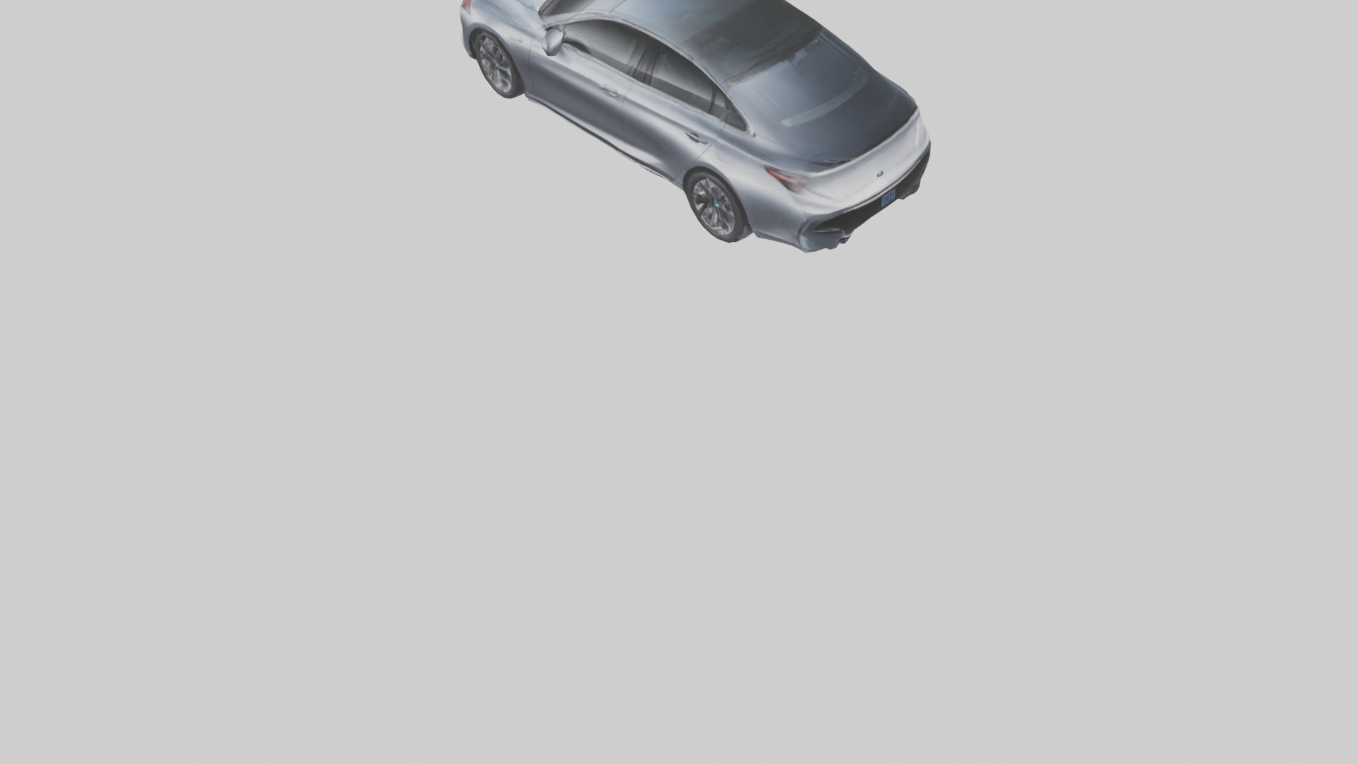 Hightech Hybrid Sedan model Low-poly 3D model_6
