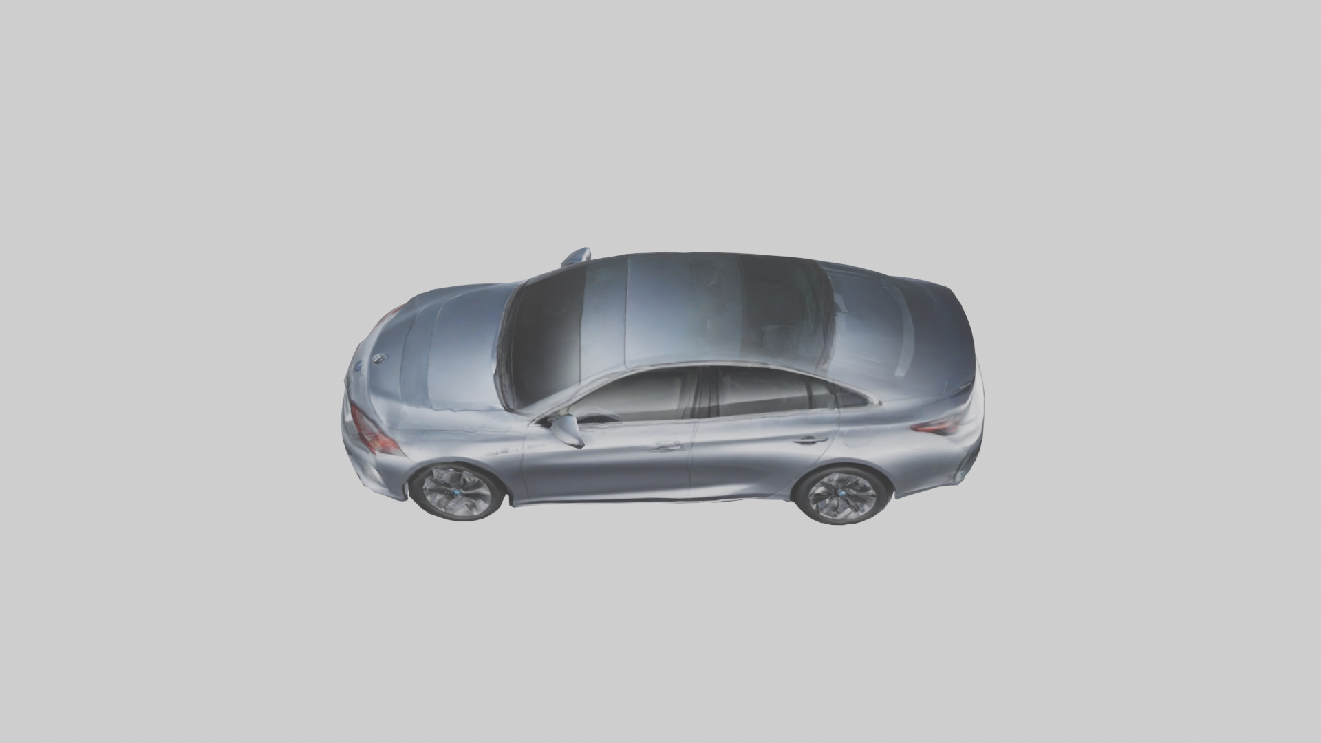 Hightech Hybrid Sedan model Low-poly 3D model_18