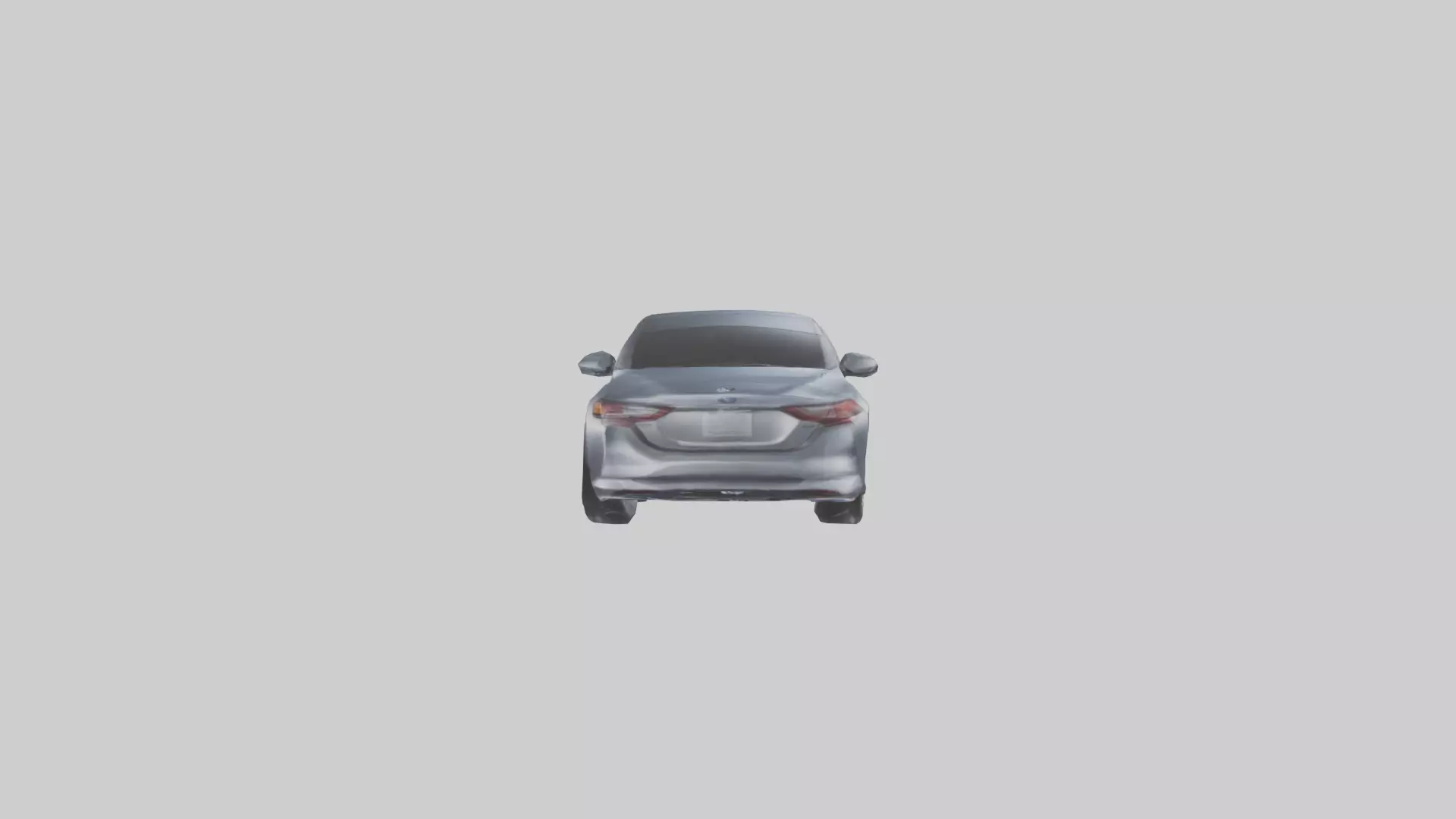 Hightech Hybrid Sedan model Low-poly 3D model_0