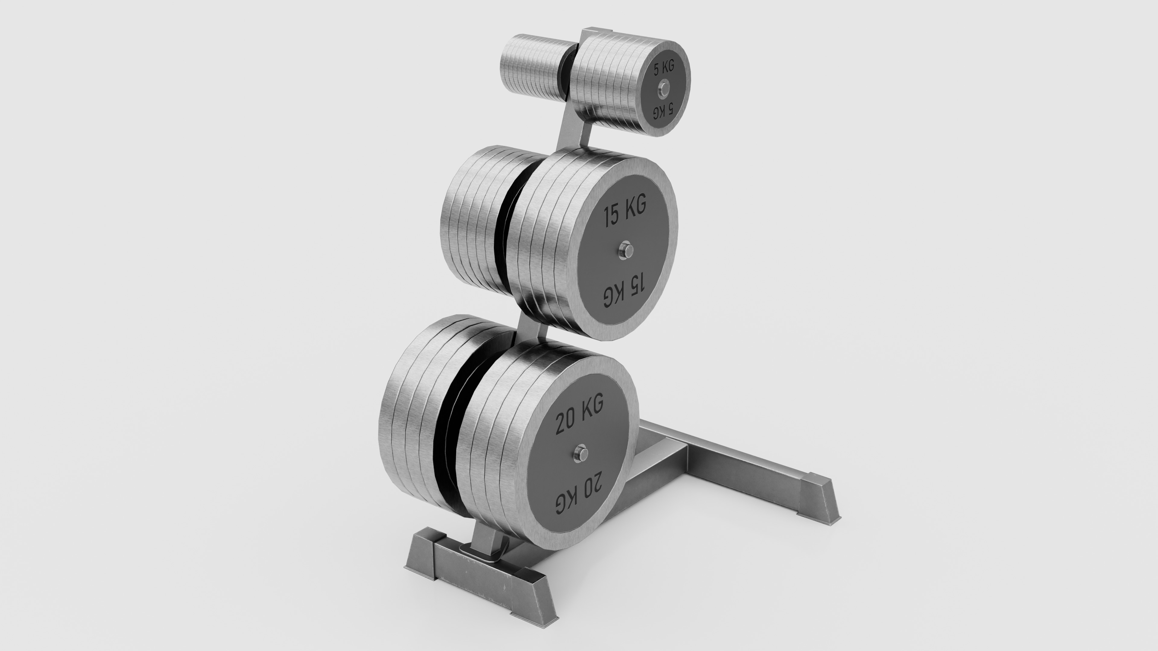 GYM Weights 3D Model Collection_19