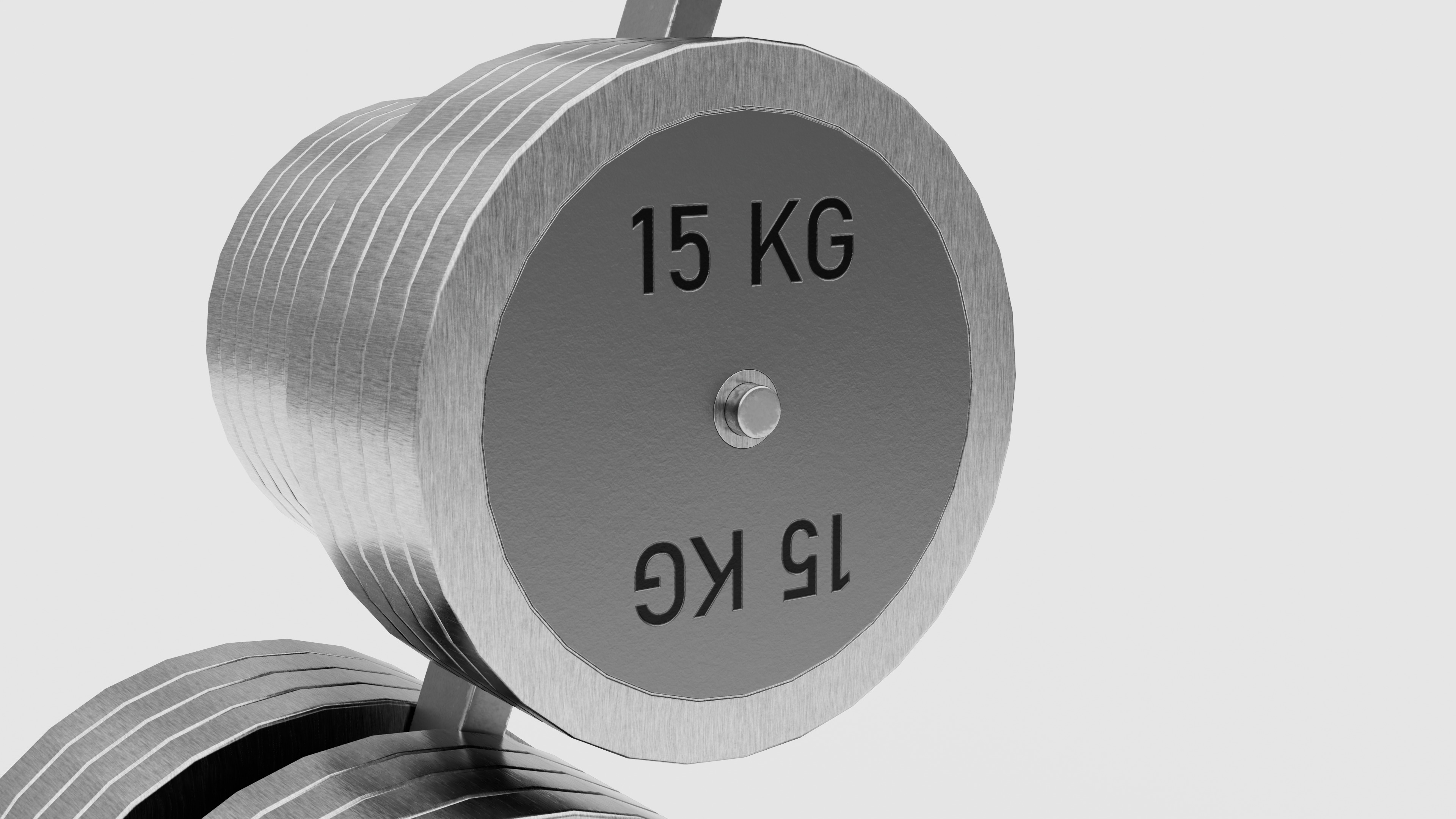 GYM Weights 3D Model Collection_22