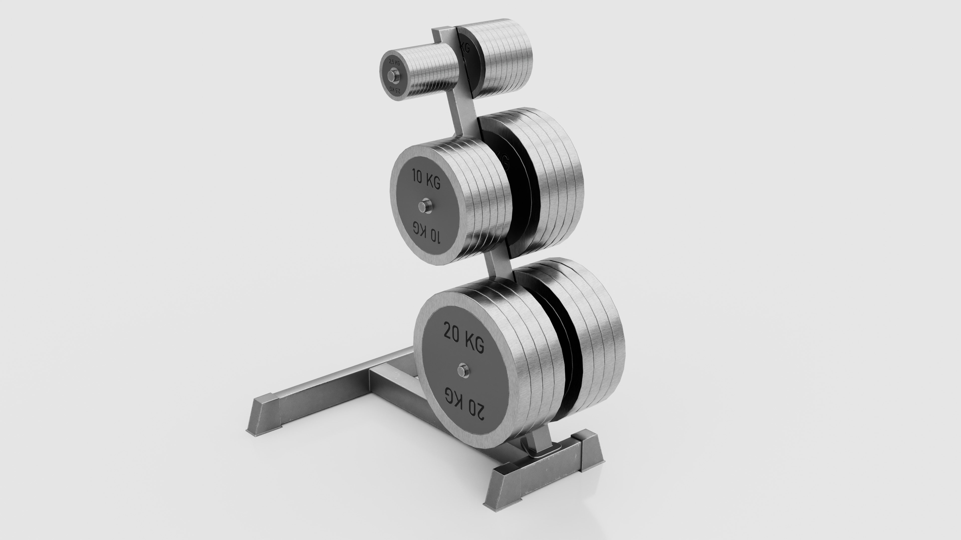 GYM Weights 3D Model Collection_20
