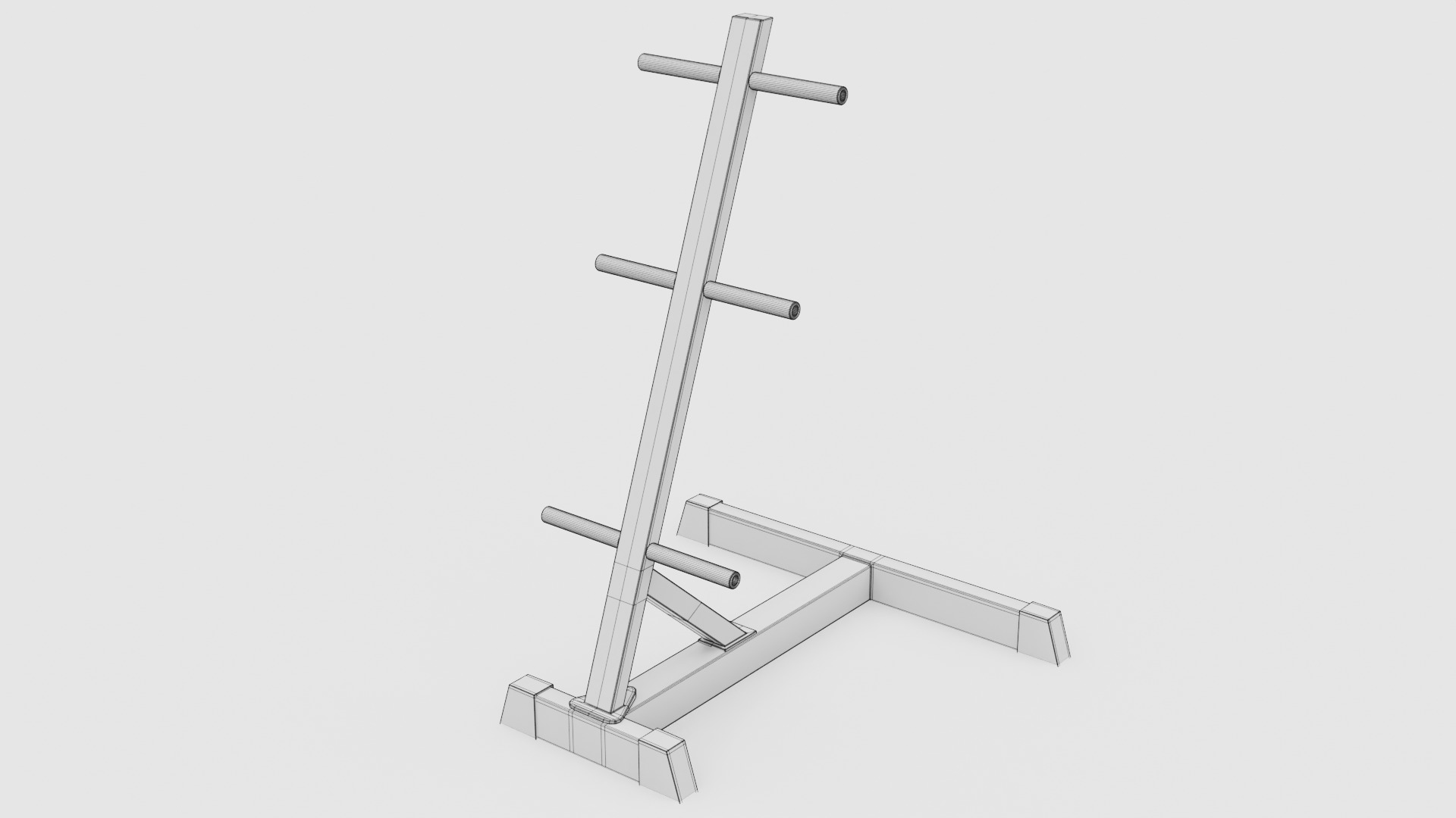 GYM Weights 3D Model Collection_32