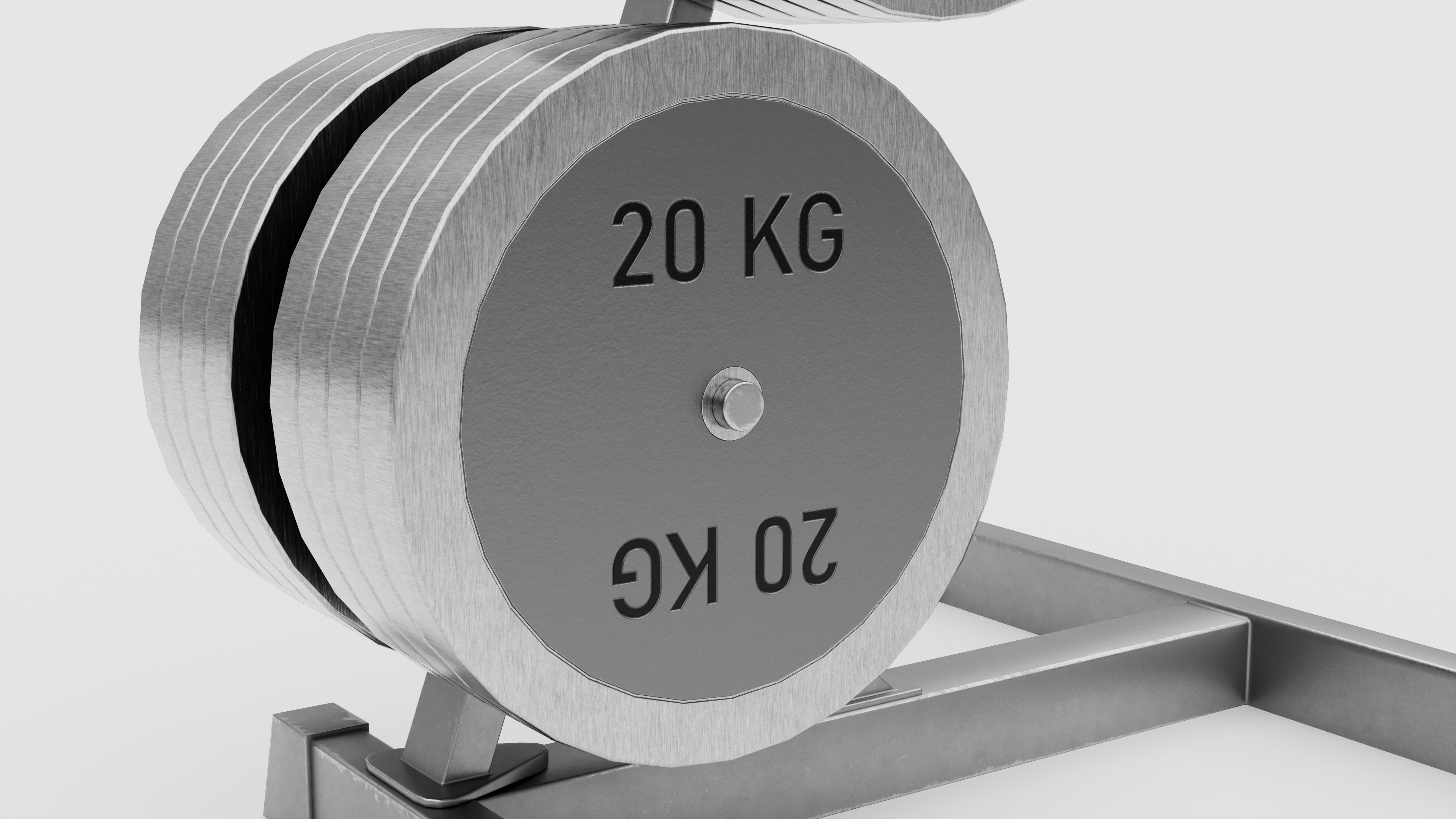 GYM Weights 3D Model Collection_23