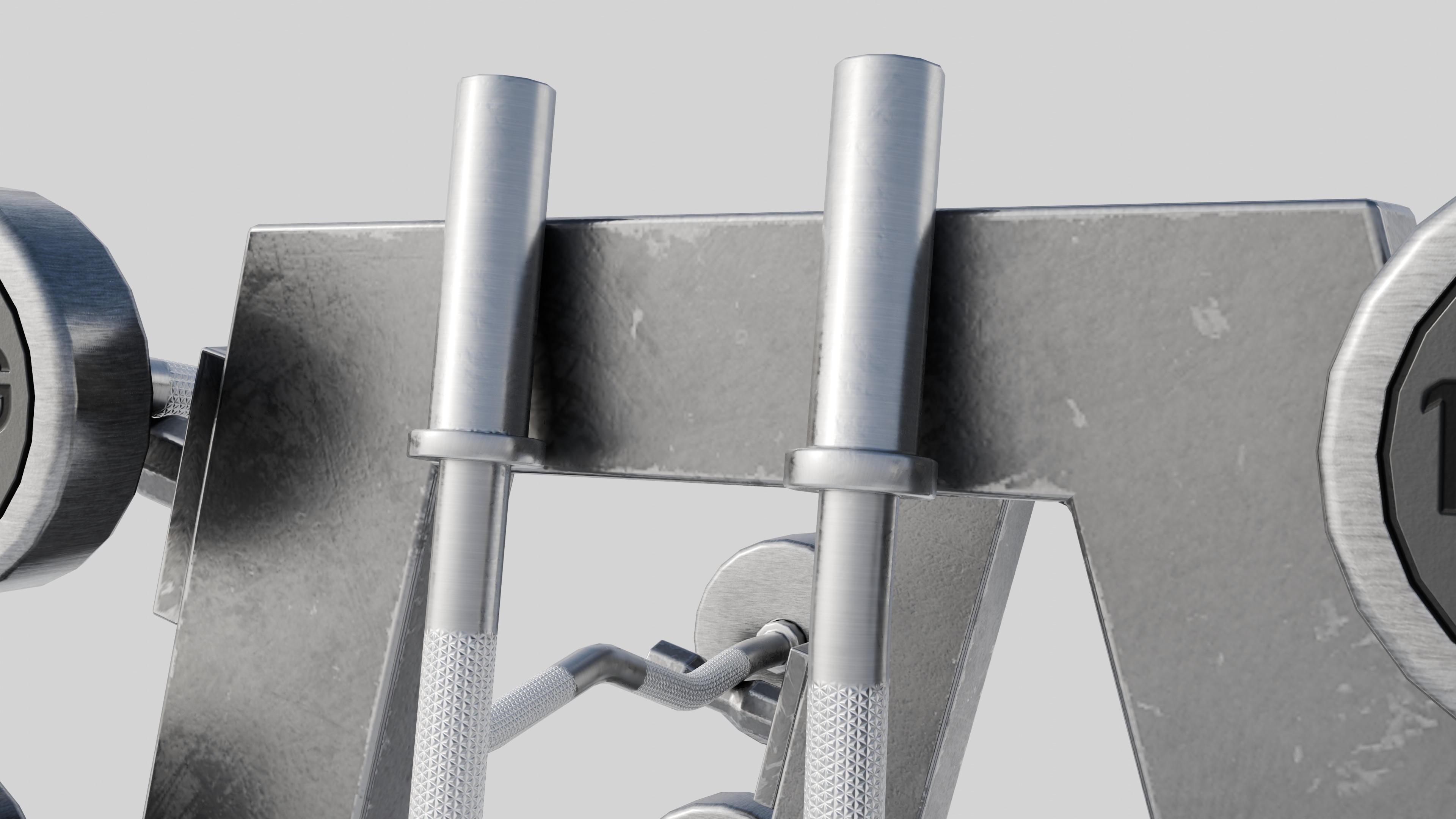 GYM Weights 3D Model Collection_11