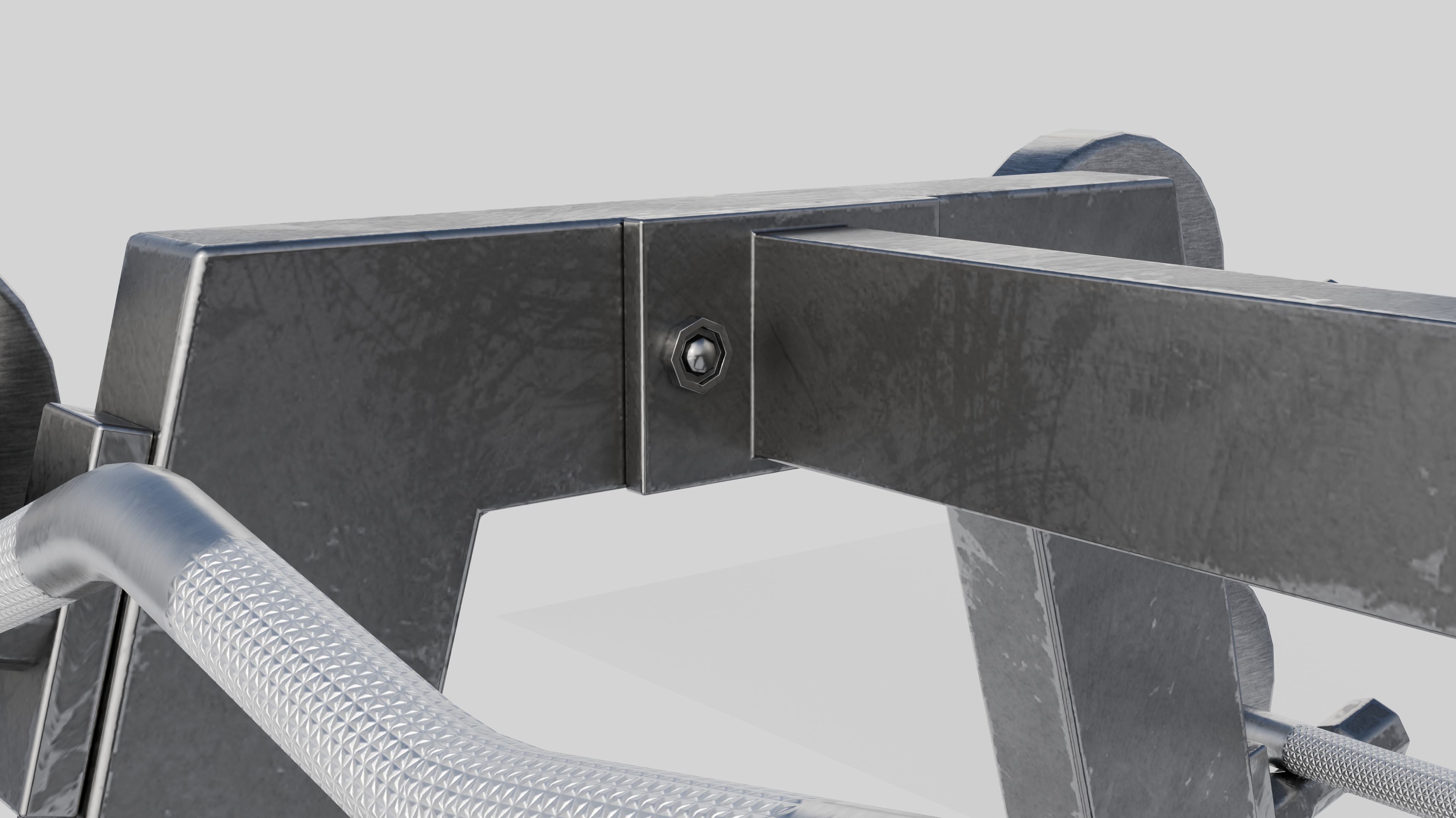 GYM Weights 3D Model Collection_12