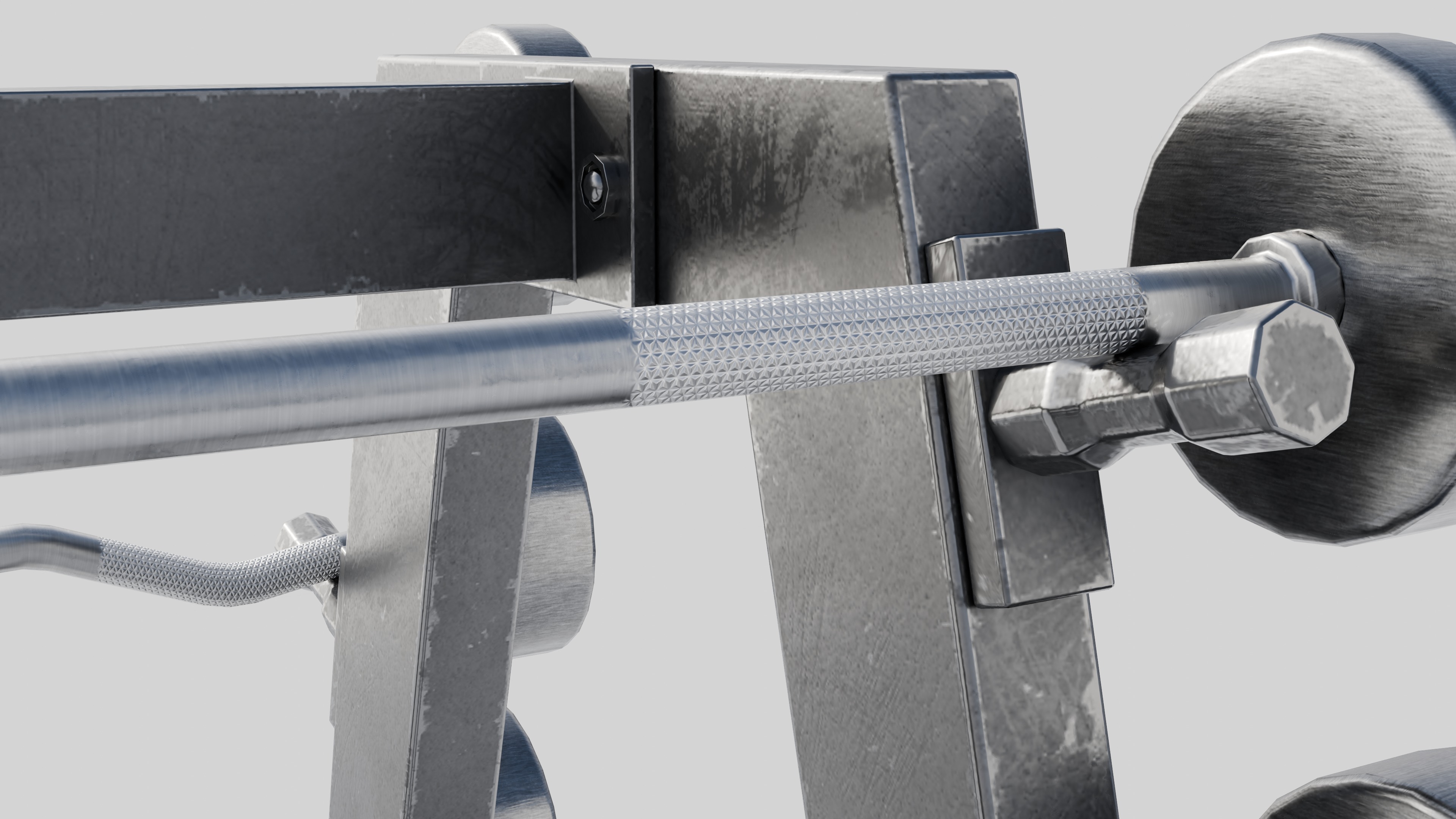 GYM Weights 3D Model Collection_10