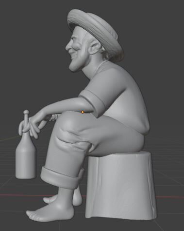 Preto Velho Umbanda 3D print model_4