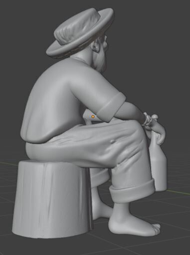 Preto Velho Umbanda 3D print model_3