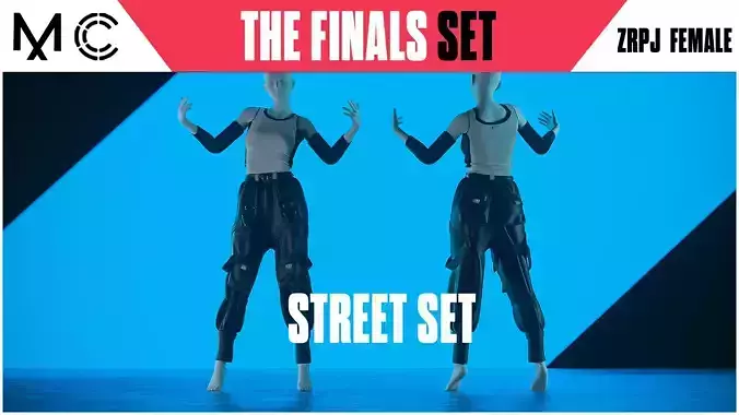 THE FINALS Street set Female Clothes Outfit Jacket Pants