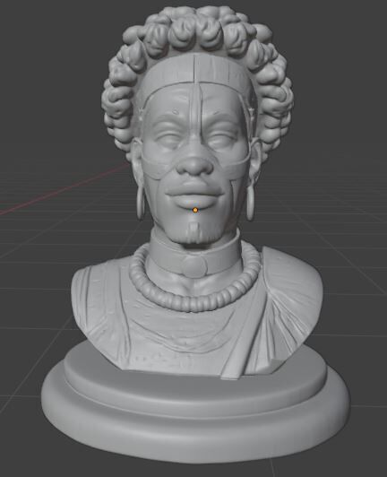 Orixa Oxossi 3D print model_1