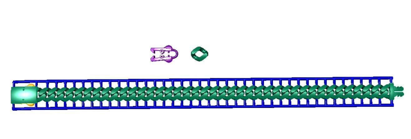 cuban chain 7mm 3D print model_10
