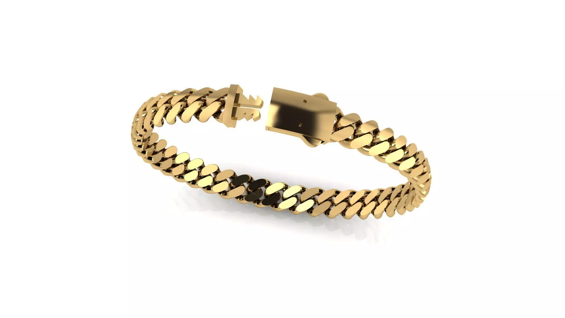 cuban chain 7mm 3D print model_0