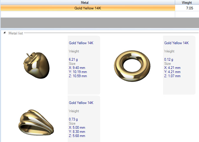 Persimmon Charm Pendant 3D print model_14