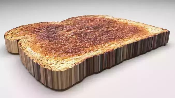 Toast 3D model