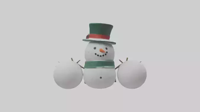 Holiday Snowman Decorations model