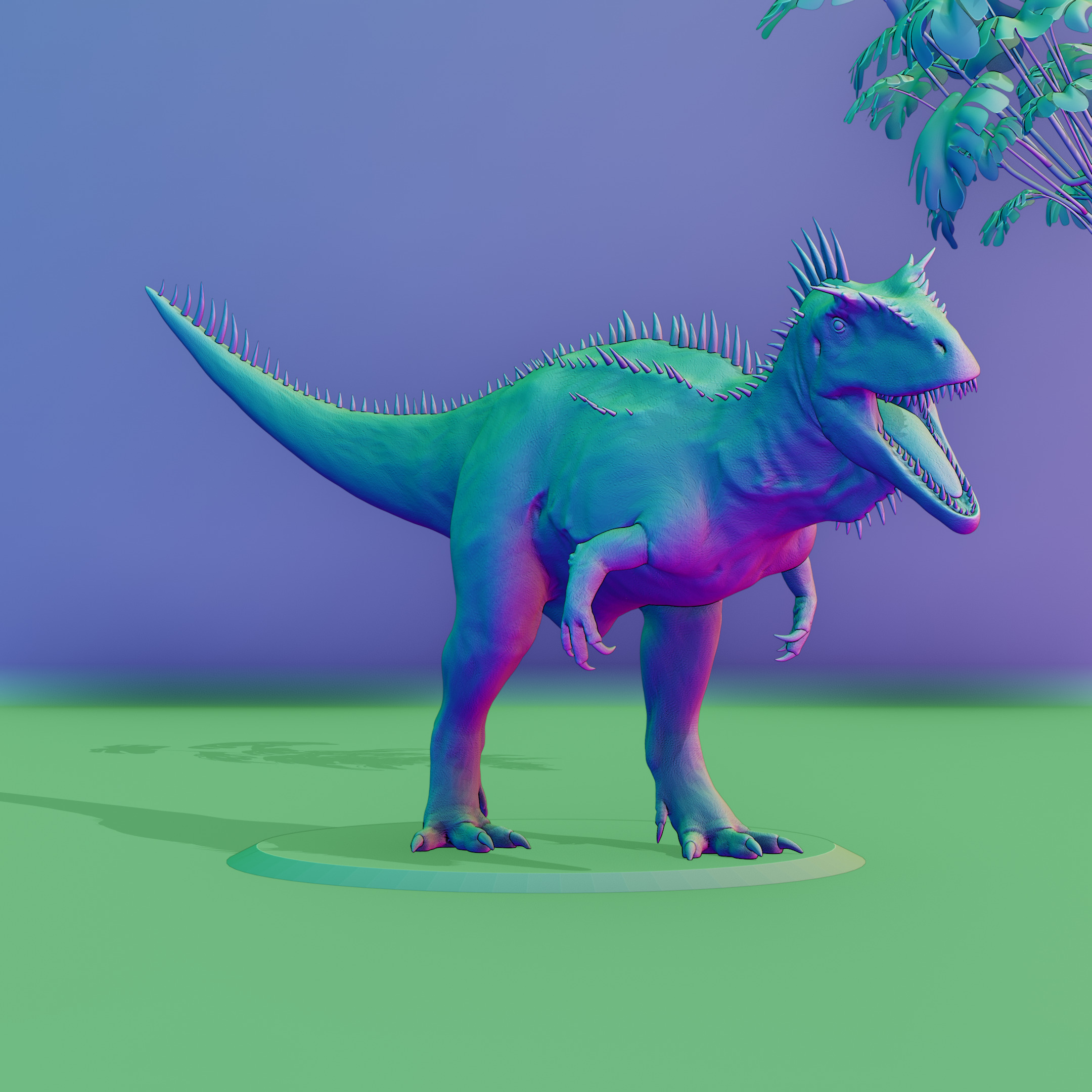 3D Printable Carcharodontosaurus Miniature 3D print model_5