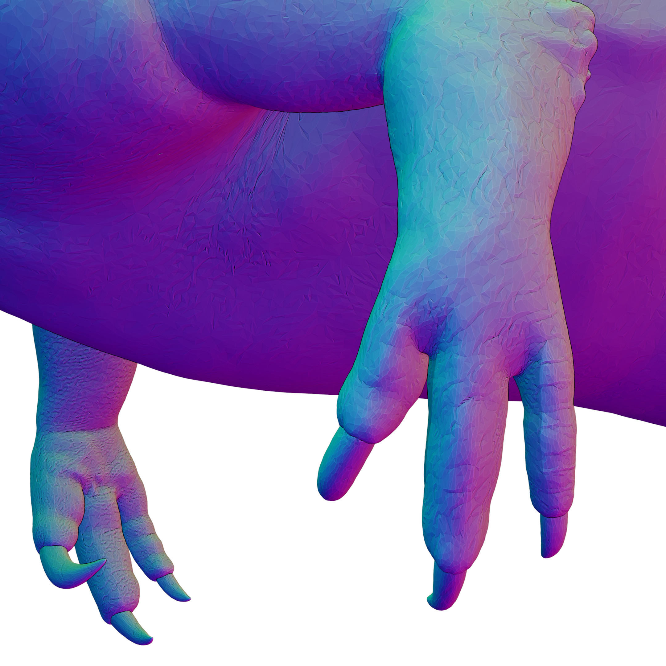 3D Printable Carcharodontosaurus Miniature 3D print model_3