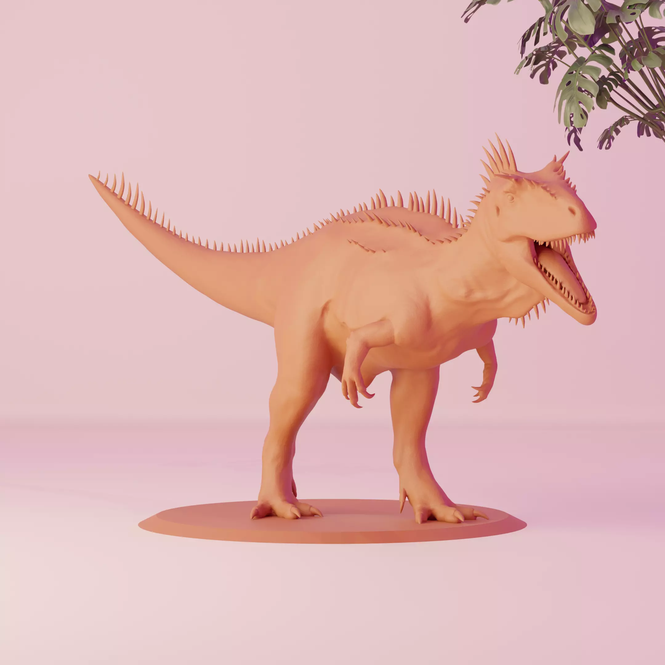 3D Printable Carcharodontosaurus Miniature 3D print model_0