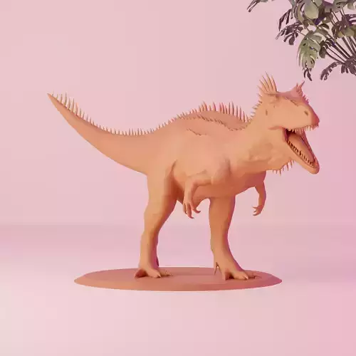 3D Printable Carcharodontosaurus Miniature