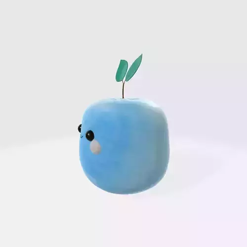 Blue Apple plush toy