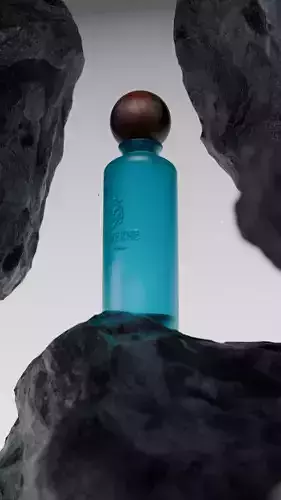 3D bottle perfume 