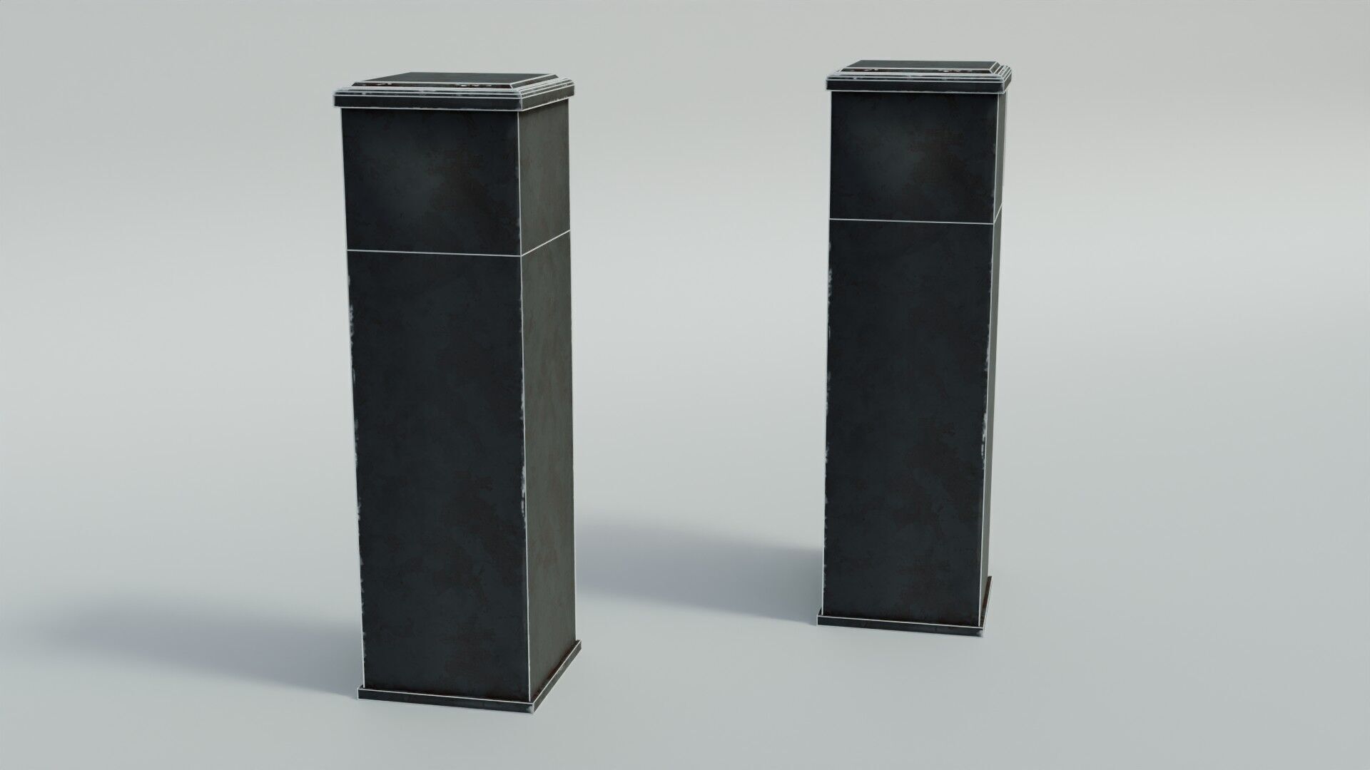 Office Cabinet  Low-poly 3D model_25