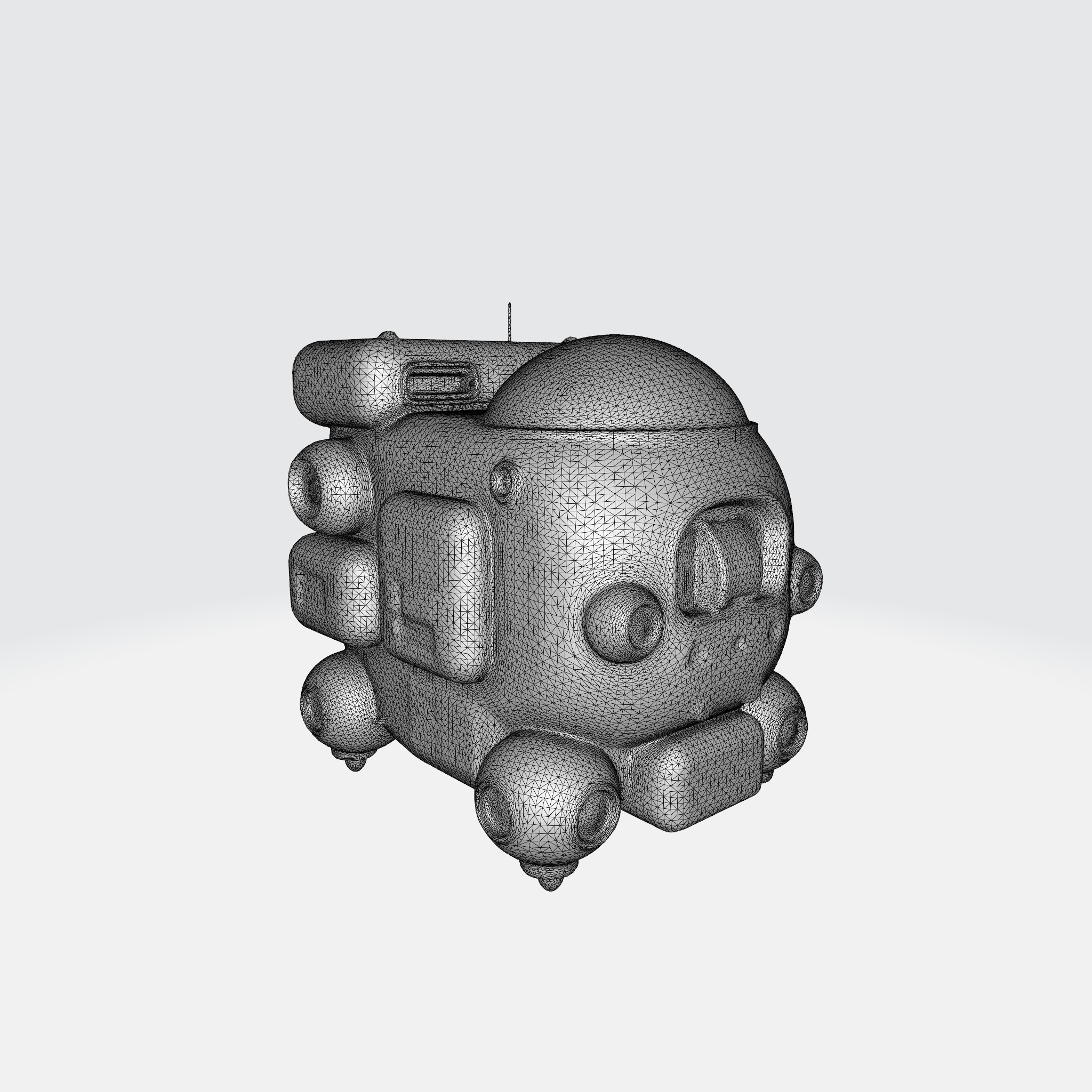 Futuristic Underwater Vehicle 3D model_4