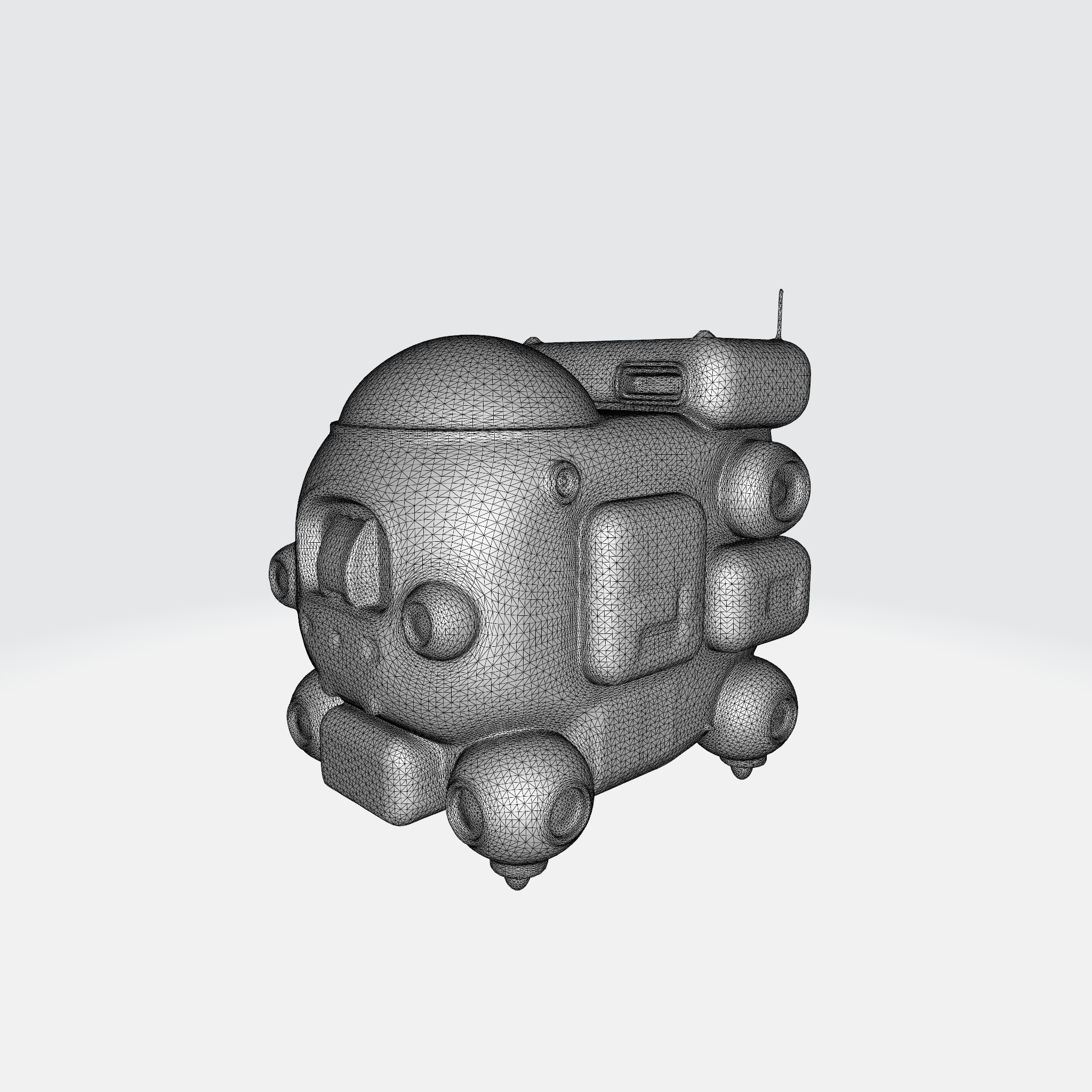 Futuristic Underwater Vehicle 3D model_5