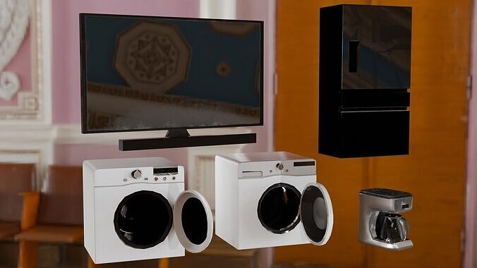 Appliance Props Set 3D model