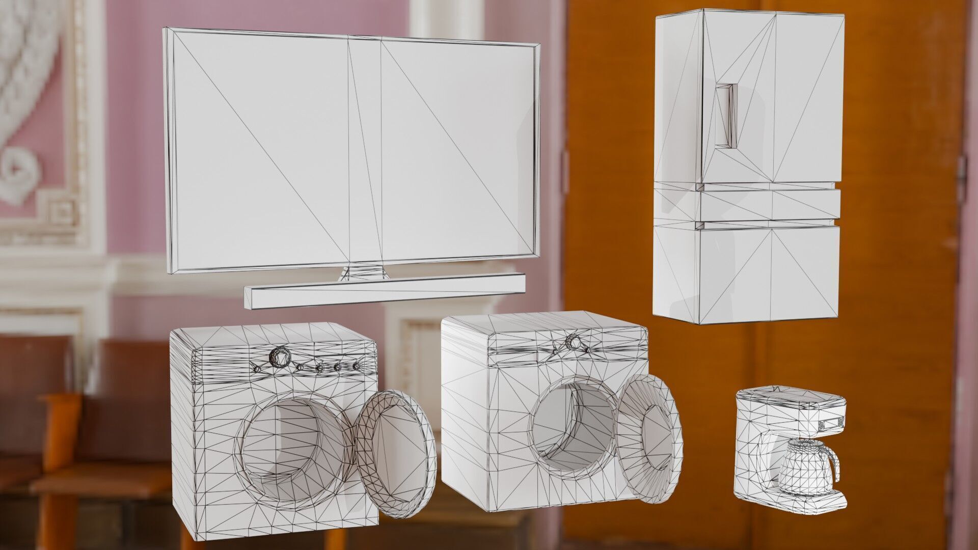 Appliance Props Set 3D model_18