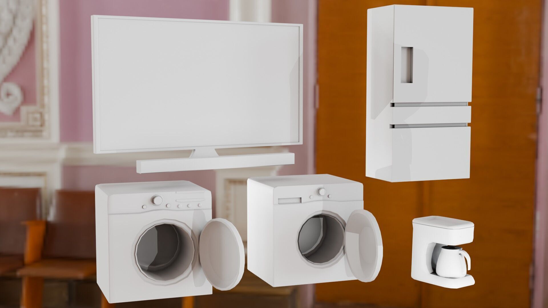 Appliance Props Set 3D model_13