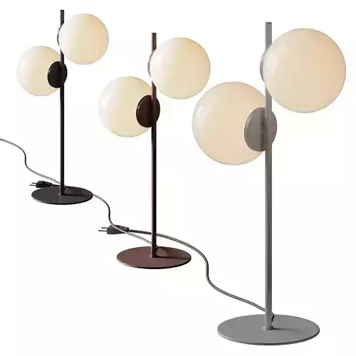  Tafellamp Atlanta van opaalglas